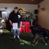 1. Platz Beste Präsentation des Hundes